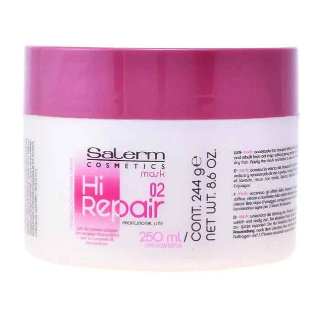 Salerm Cosmetics Hi Repair Mask 02 Unisex, 250 ml