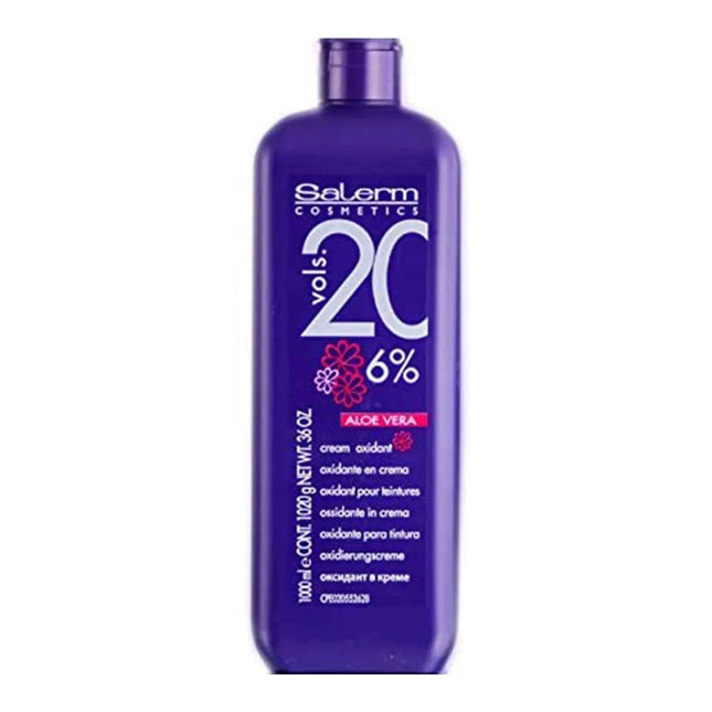 Salerm Cosmetics Salerm Aloe Vera 6 Vol 20 Crema Oxidante Unisex, 1000 ml