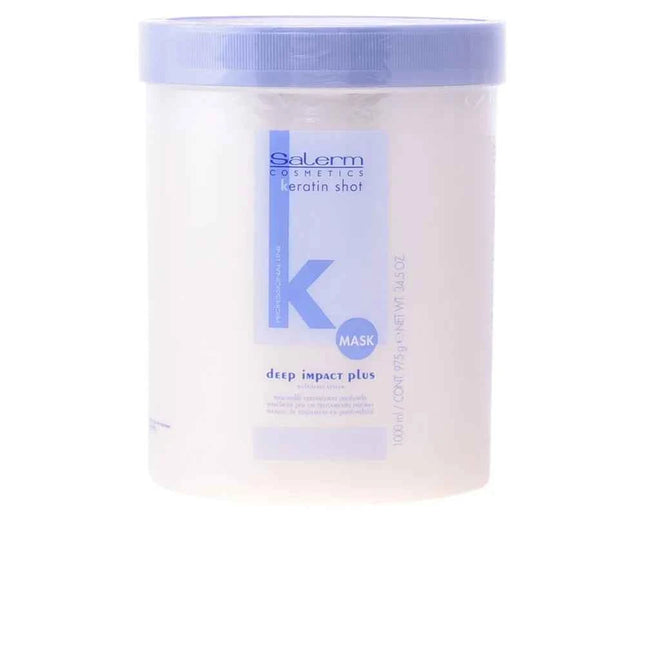 Salerm Cosmetics Keratin Shot Mask Deep Impact Plus Unisex, 1000 ml
