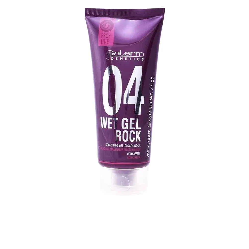Salerm Cosmetics Wet – Gel Rock Extra Strong Wet Look Styling Gel Unisex, 200 ml