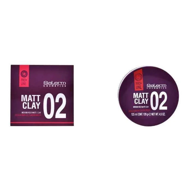 Salerm Cosmetics Matt Clay Medium Hold Matte Clay Unisex, 125 ml