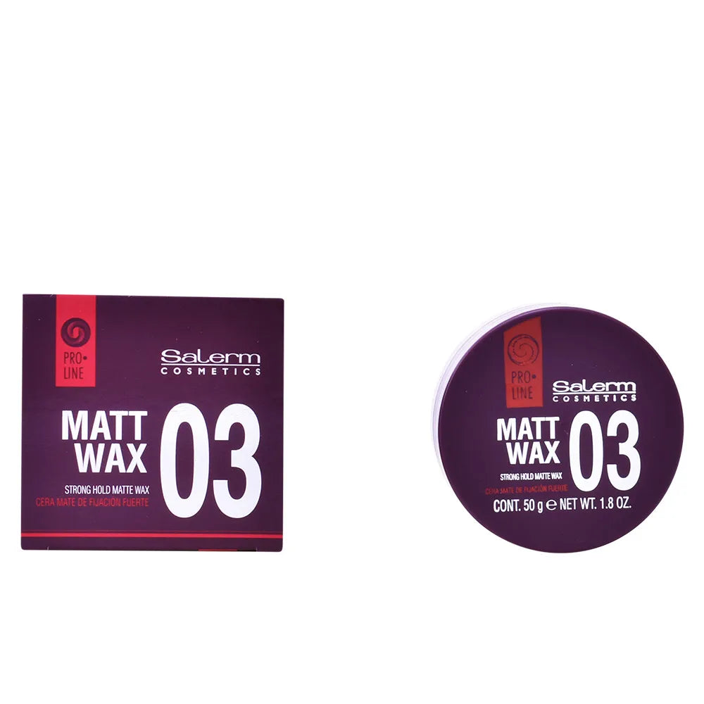 Salerm Cosmetics Matt Wax Strong Hold Matte Wax Unisex, 50 g