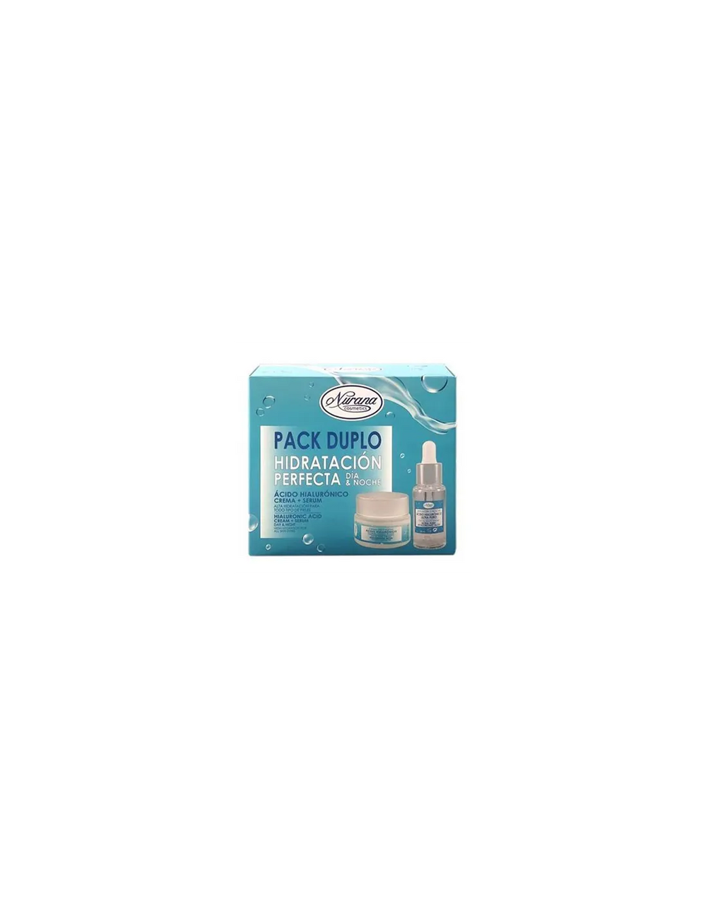 Nurana Pack Duplo Hidratacion Perfecta Dia y Noche Acido Hialuronico Unisex