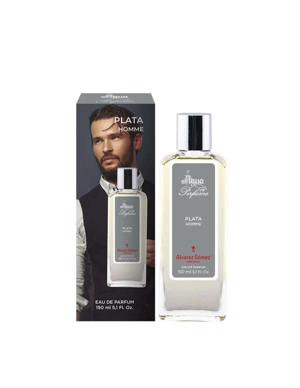 Alvarez GÓMEZ Col Alvarez Gomez Perfume Plata 150 ml – Eau de Parfum for Men