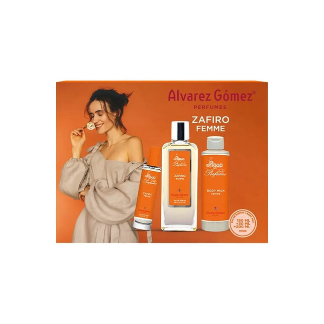 Alvarez GÓMEZ Alv Gomez Agua De Perfume Femme – Eau de Parfum Unisex 150 ml Zafiro Sets