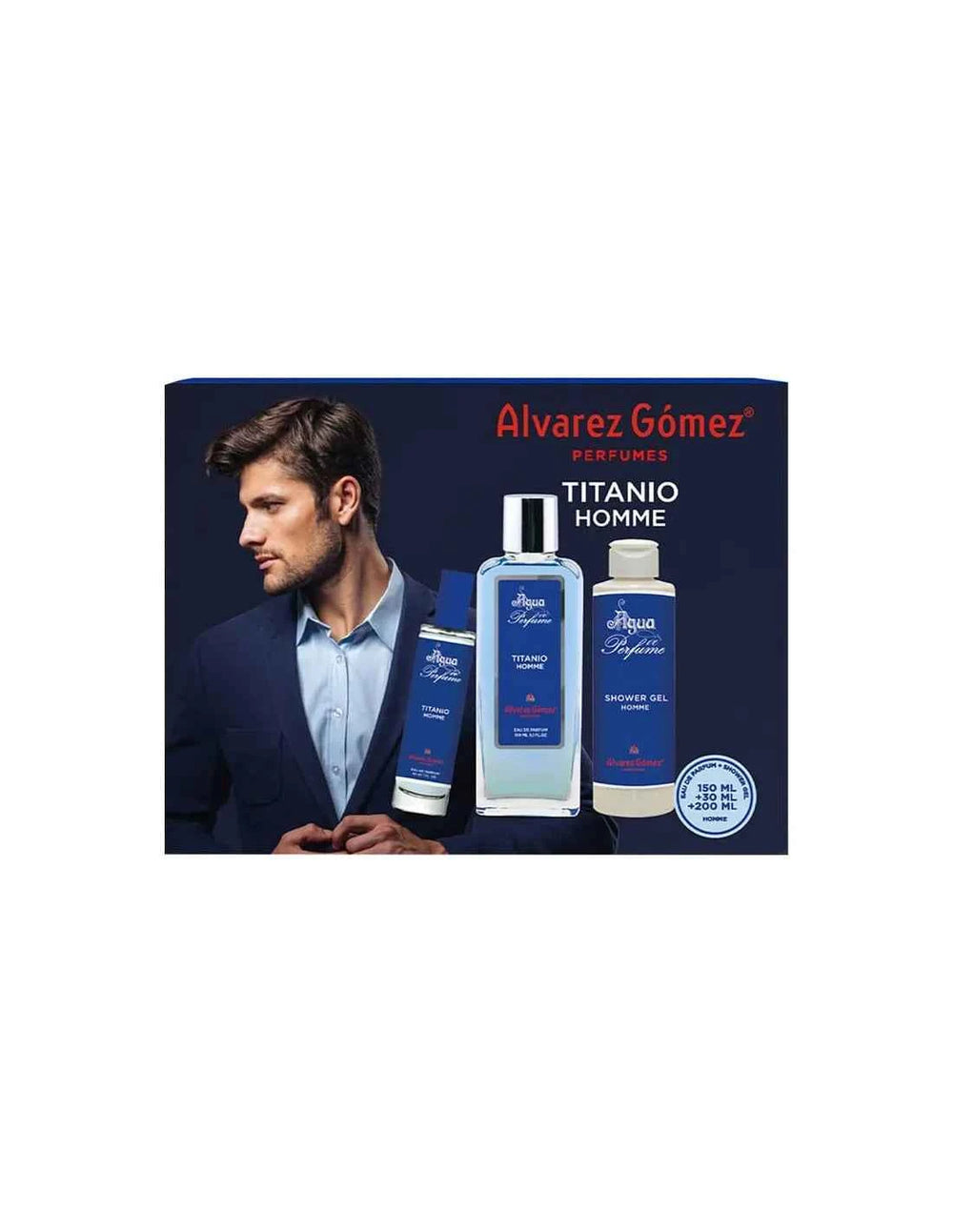 Alvarez GÓMEZ Alv Gomez Agua De Perfume Homme – Eau de Parfum Unisex 150 ml Titanio Sets