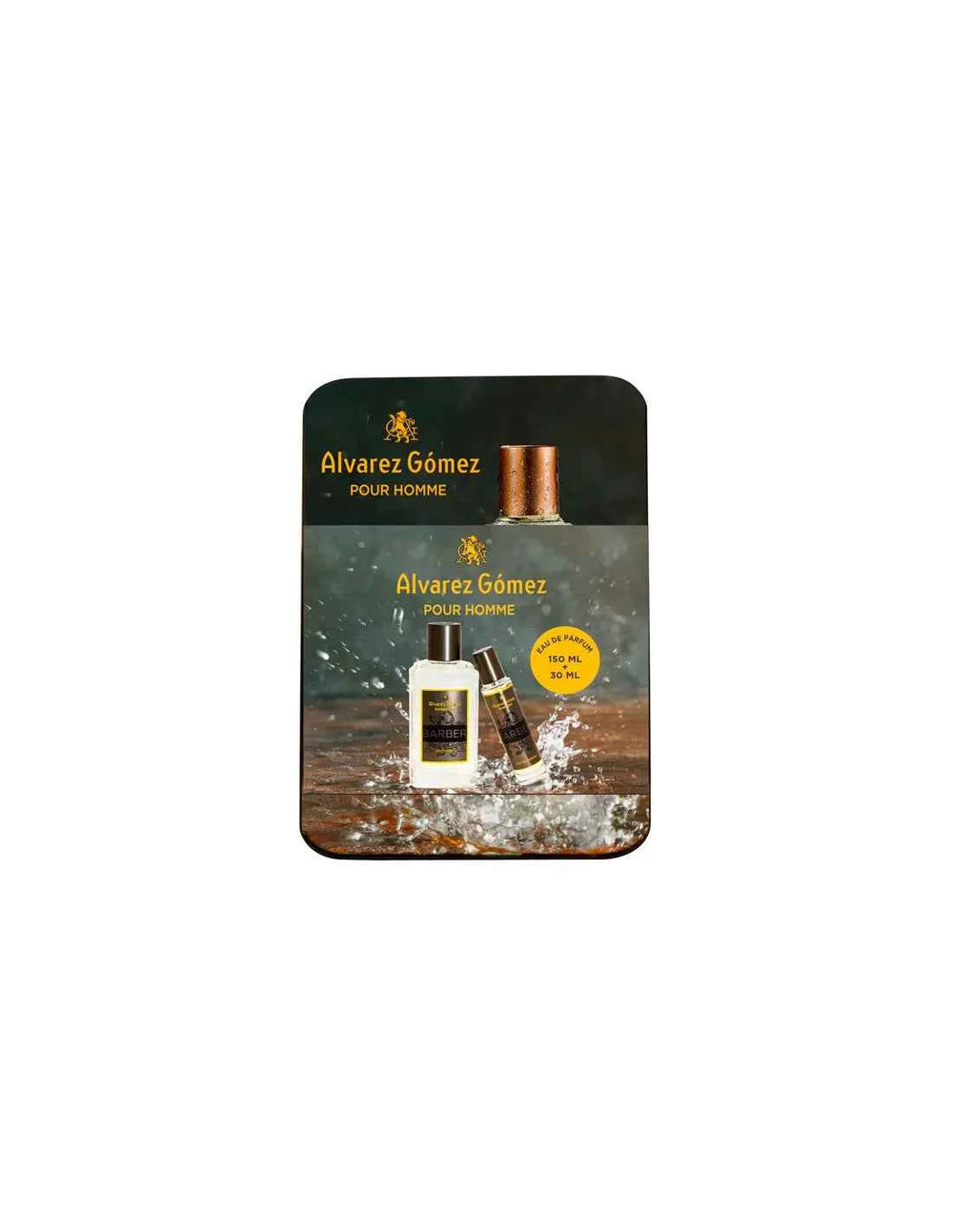 Alvarez GÓMEZ Alv Gomez Barberia – Eau de Parfum Unisex Spray 150 ml Set Lata
