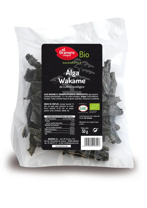 Granero Alga Wakame Bio, 50 g