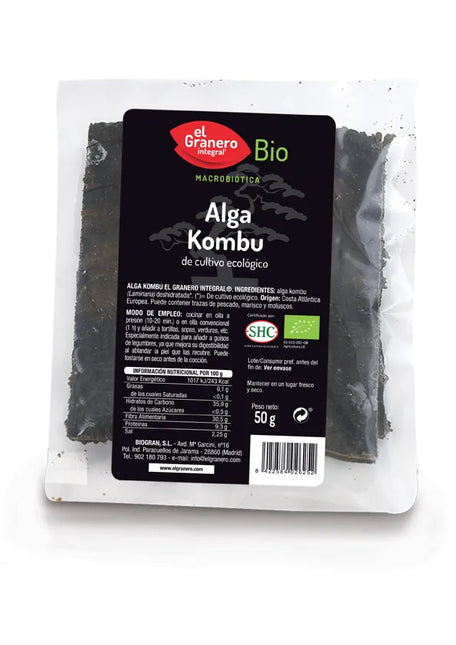 Granero Alga Kombu Bio, 50 g
