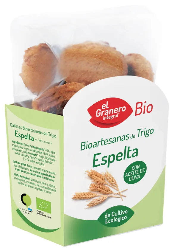 Granero Galletas Artesanas De Espelta Bio, 220 g
