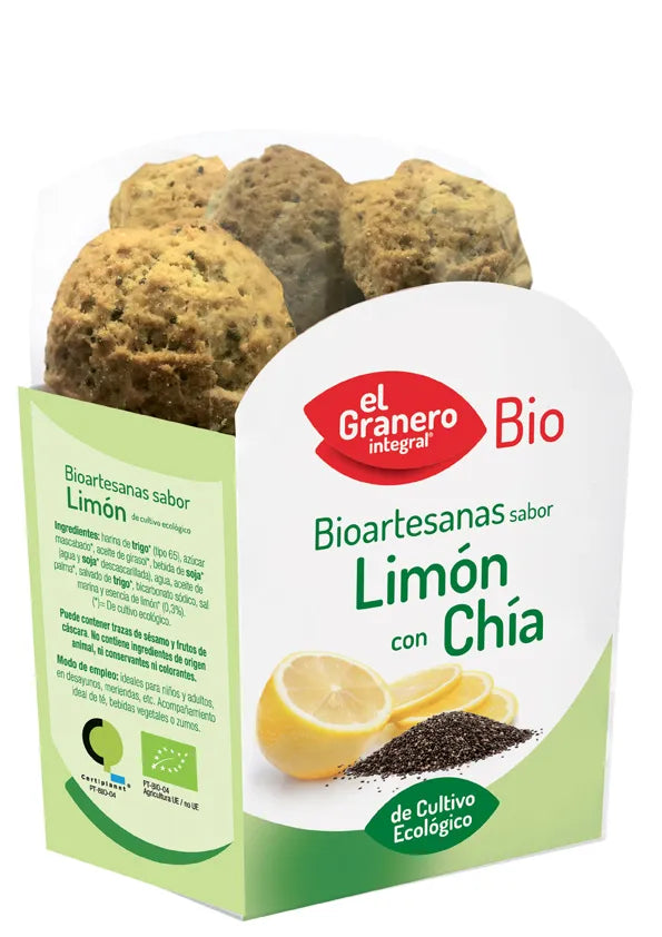 Granero Galletas Artesanas Sabor Limon Con Chia, 250 g