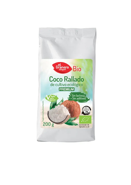 Granero Coco Rallado Fino Bio, 200 g