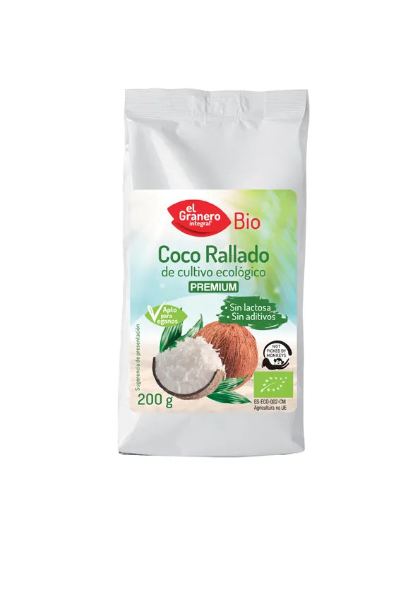Granero Coco Rallado Fino Bio, 200 g