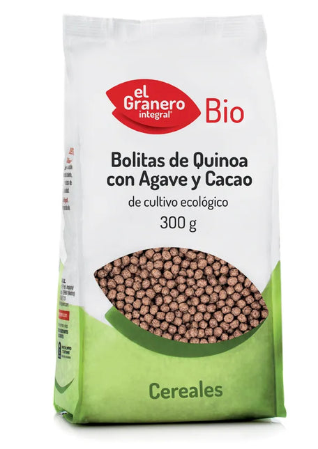 Granero Bolitas De Quinoa Con Agave y Cacao Bio, 300 g