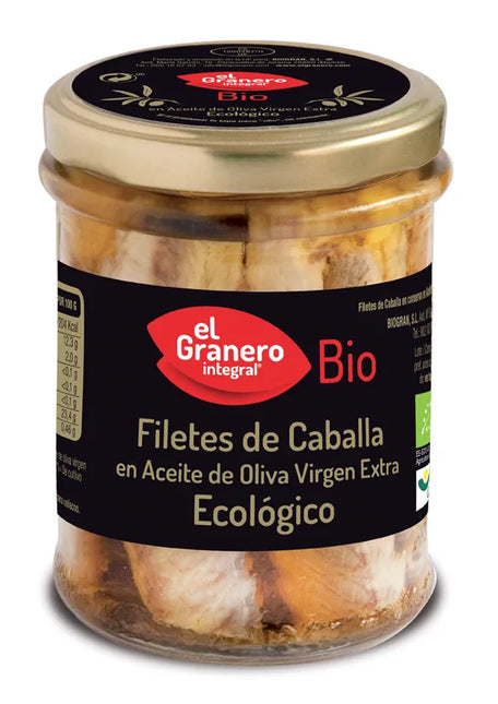Granero Filetes De Caballa Bio, 195 g