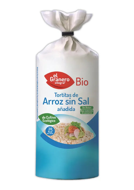 Granero Tortitas De Arroz Sin Sal Bio, 115 g