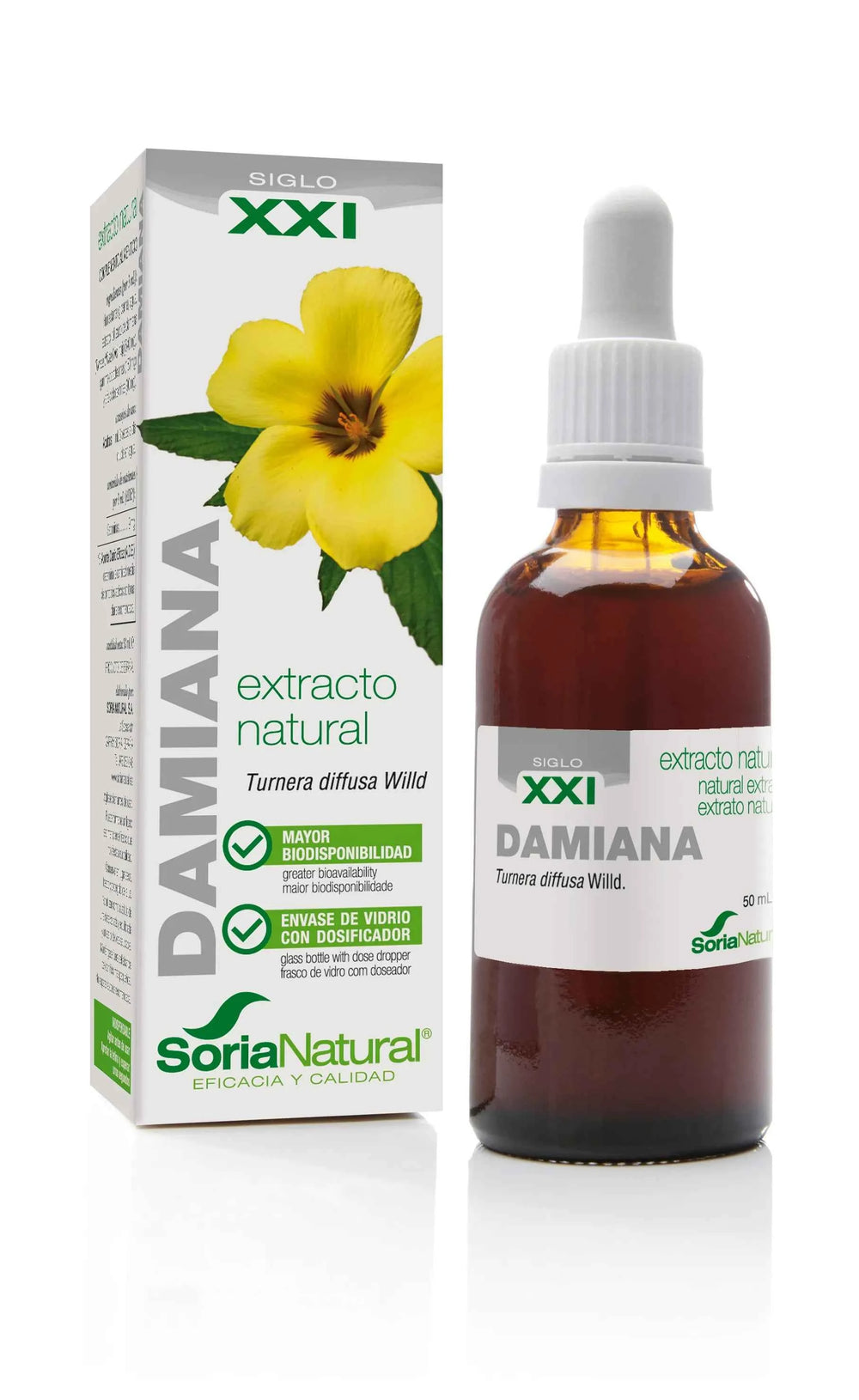 Soria Extracto Damiana S Xxi, 50 ml