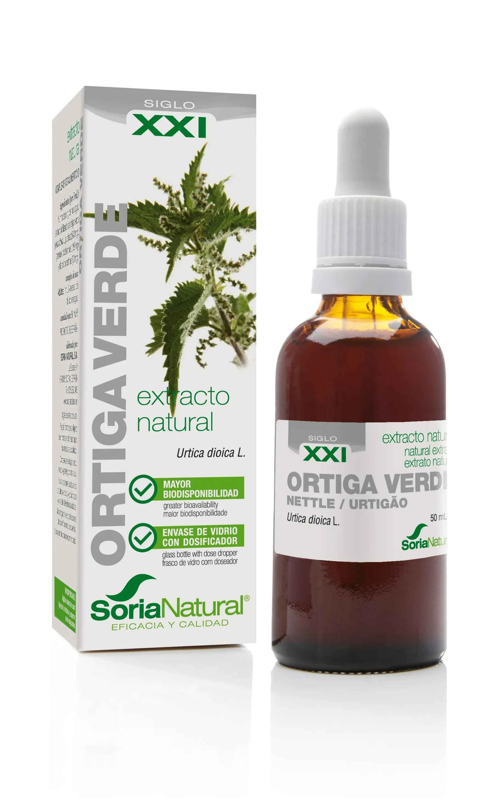 Soria Extracto Ortiga Verde S Xxi, 50 ml