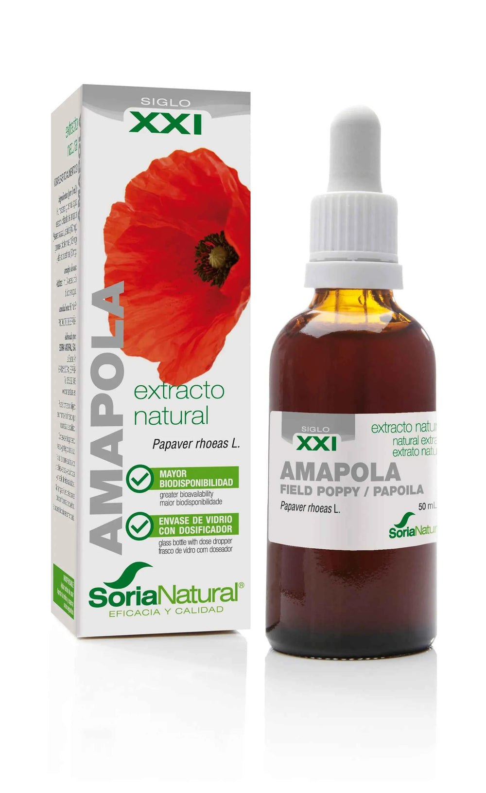 Soria Extracto Amapola S Xxi, 50 ml