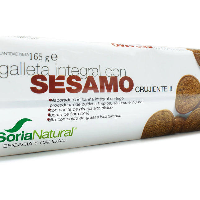 Alecosor Galleta Integ Con Sesamo, 165 g