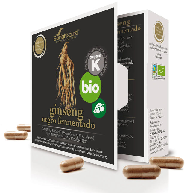 Soria Ginseng Negro Bio 24 Caps