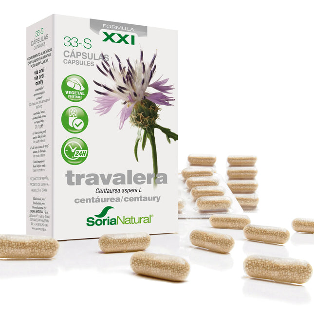 Soria 33-S Travalera 200 Mg 30 Caps