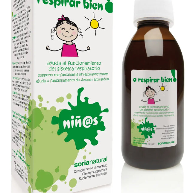 Soria Jarabe Infantil A Respirar Bien, 150 ml