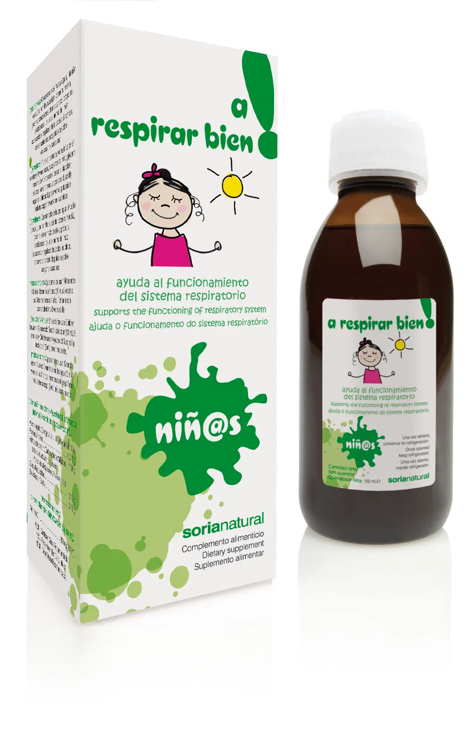 Soria Jarabe Infantil A Respirar Bien, 150 ml