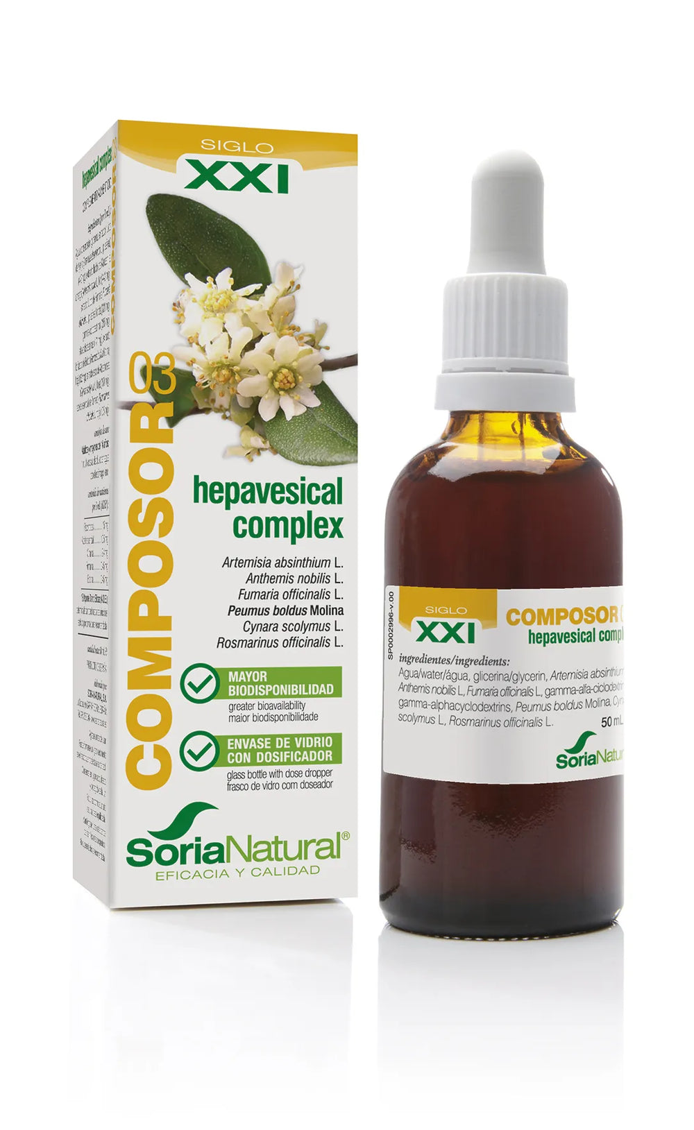 Soria Composor 3 Hepavesical Complex S Xxi, 50 ml