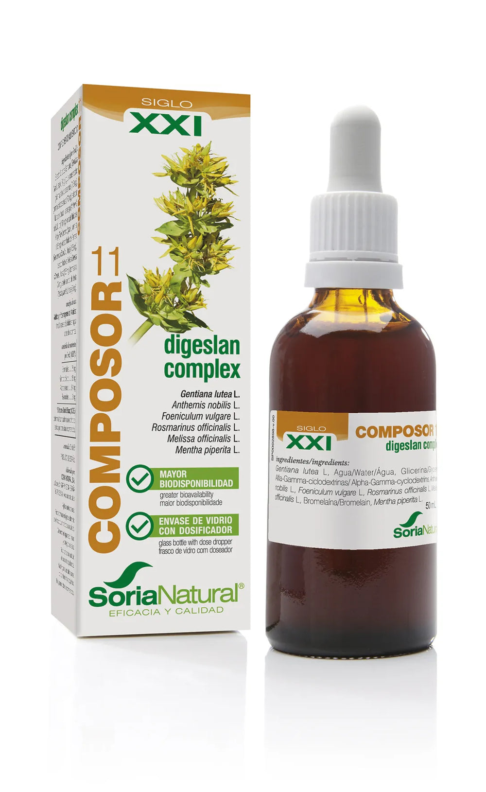 Soria Composor 11 Digeslan Complex Siglo Xxi, 50 ml