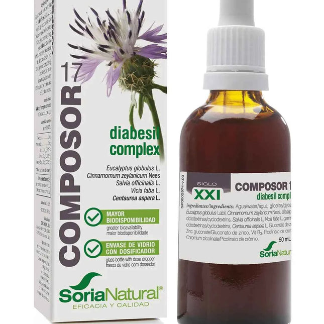 Soria Composor 17 Diabesil Complex Siglo Xxi, 50 ml