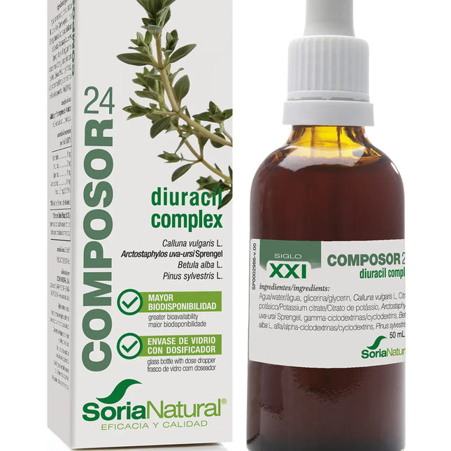 Soria Composor 24 Diuracin Complex Siglo Xxi, 50 ml