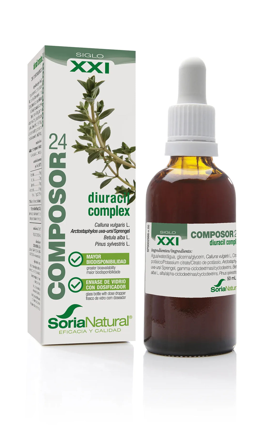 Soria Composor 24 Diuracin Complex Siglo Xxi, 50 ml