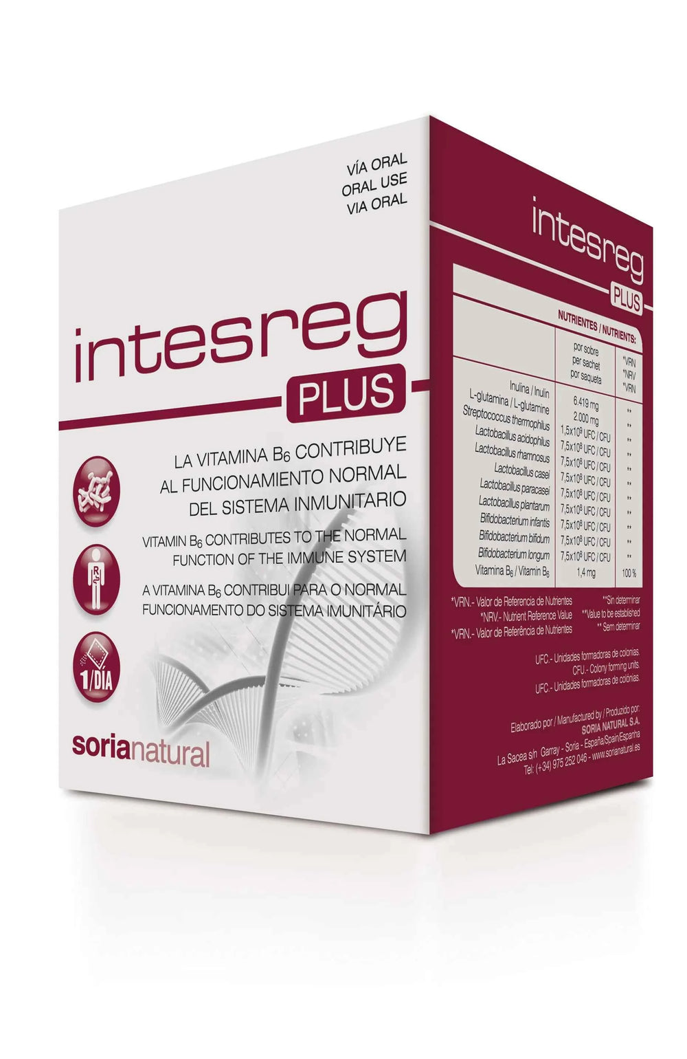 Soria Intesreg Plus 14 Sobres X, 10 g