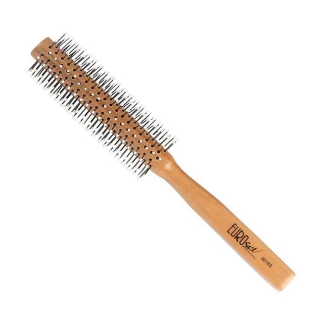 Eurostil Madera Cepillo De Pelo Pua Nylon Bola 15mm, 1 Units