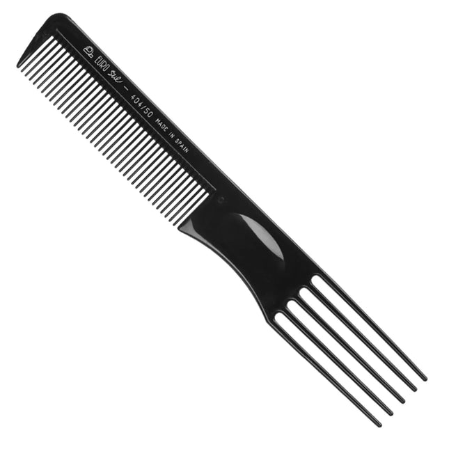 Eurostil Ahuecador Negro Negro Peine 5 Puas, 1 Units