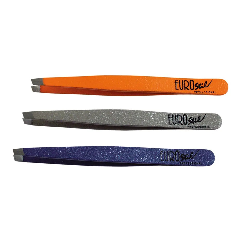 Eurostil Mediana 8cm Pinza De Depilar Colores, 1 Units