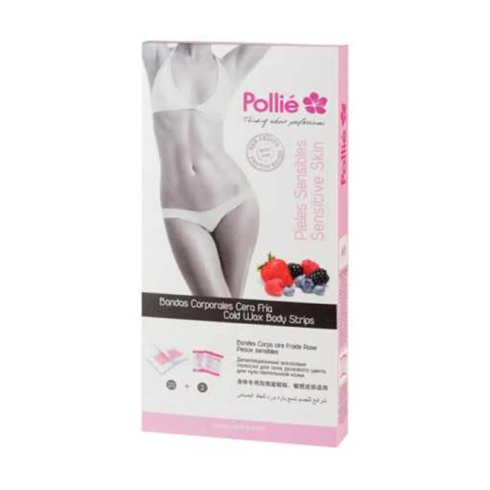 Eurostil Frutos Rojos Bandas De Cera Fria Pieles Sensibles Pack, 20 Units