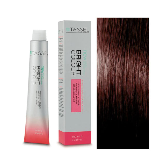 Eurostil Bright Colour Tinte 6,54 Rubio Oscuro Caoba Cobrizo, 1 Units