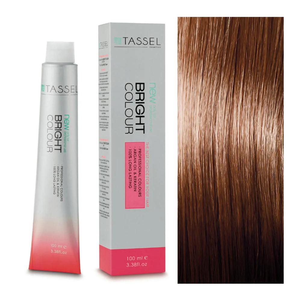 Eurostil Bright Colour Tinte N7,4 Rubio Medio Cobre, 1 Units