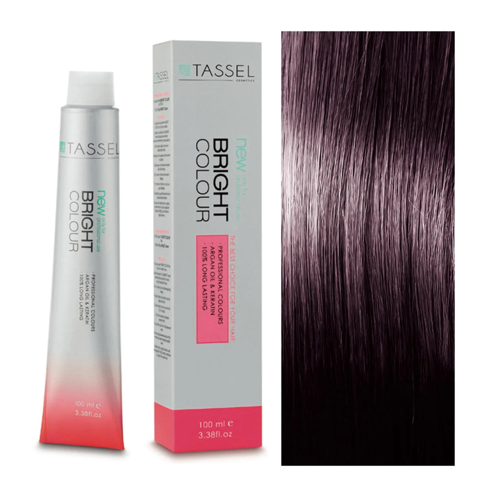Eurostil New Bright Colour Tinte N4,20 Castaño Violeta, 1 Units