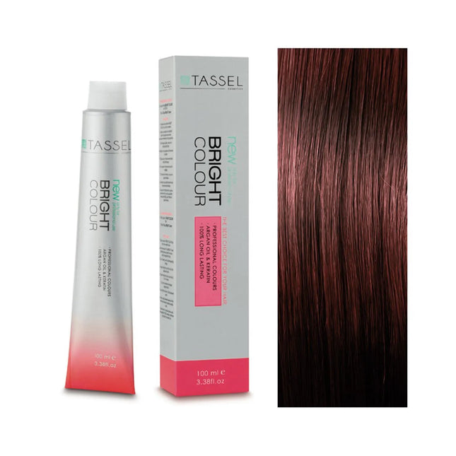Eurostil New Bright Colour Tinte N5,6 Castaño Claro Rojo, 1 Units