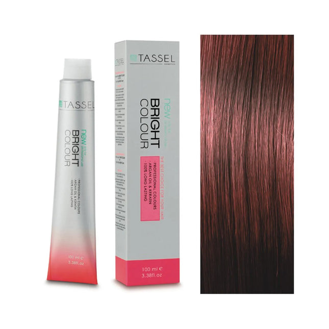 Eurostil Bright Colour Tinte 6,6 Rubio Oscuro Rojo, 1 Units