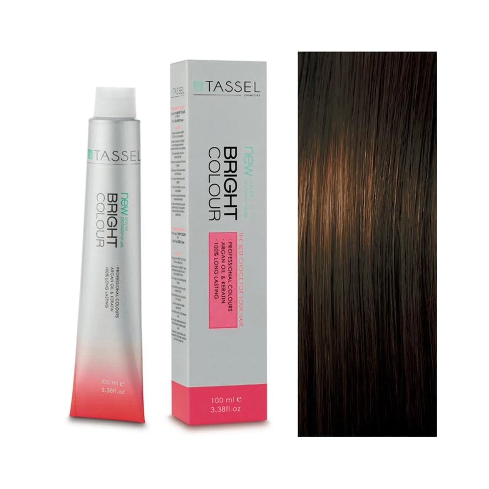 Eurostil Bright Colour Tinte 6,7 Rubio Oscuro Marron, 1 Units