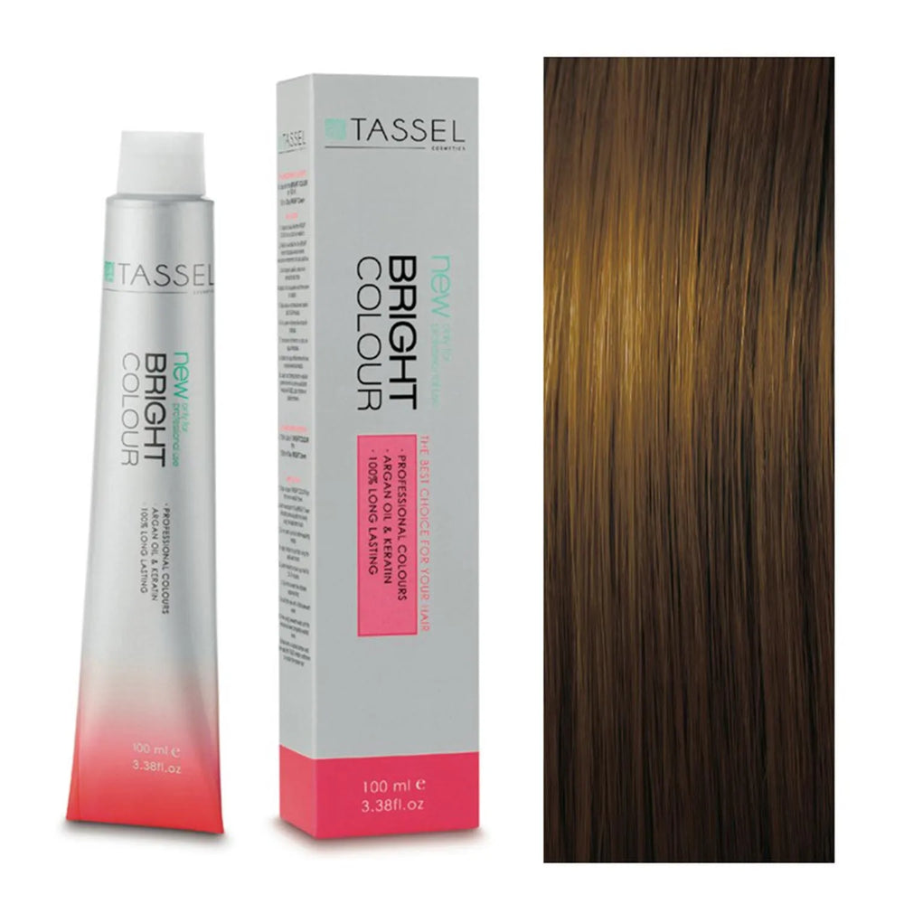 Eurostil Bright Colour Tinte N7,7 Rubio Medio Marron, 1 Units