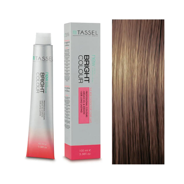 Eurostil Bright Colour Tinte 8,7 Rubio Claro Marron, 1 Units