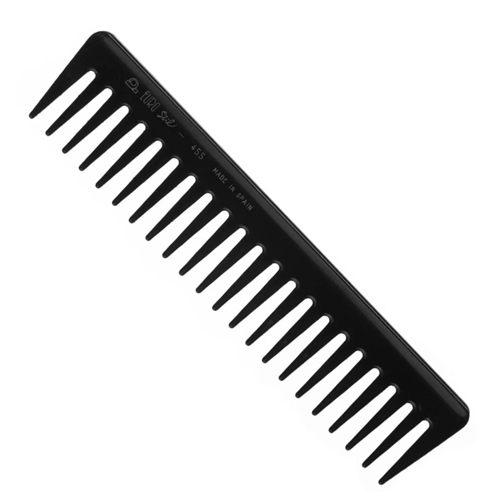 Eurostil Mechas Peine Negro Negro, 1 Units