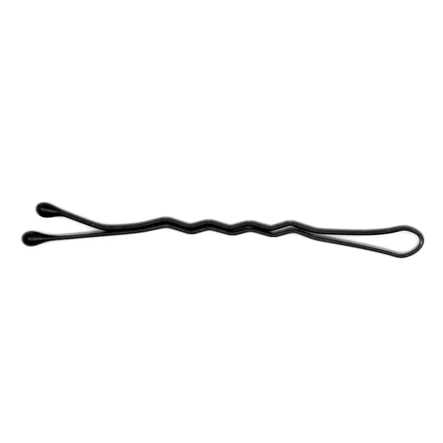 Eurostil Cabello Caja De Clips Doble Onda Negro Negro, 24 Units