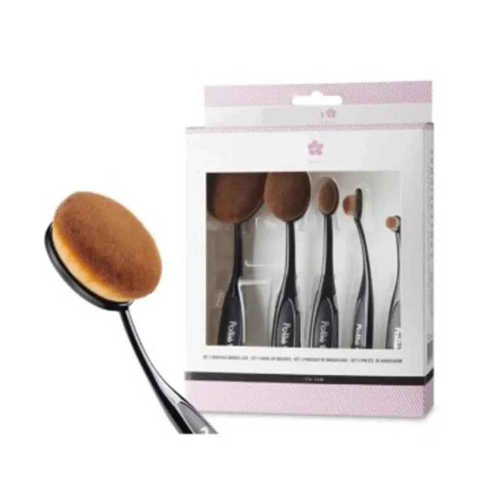 Eurostil Maquillaje Set 5 Cepillos, 5 Units