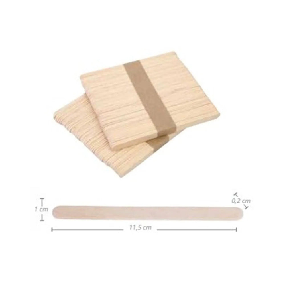 Eurostil Madera Bolsa De Espatulas 115x110mm Pack, 100 Units